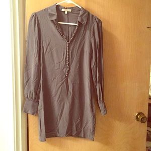 Silk long sleeve dress